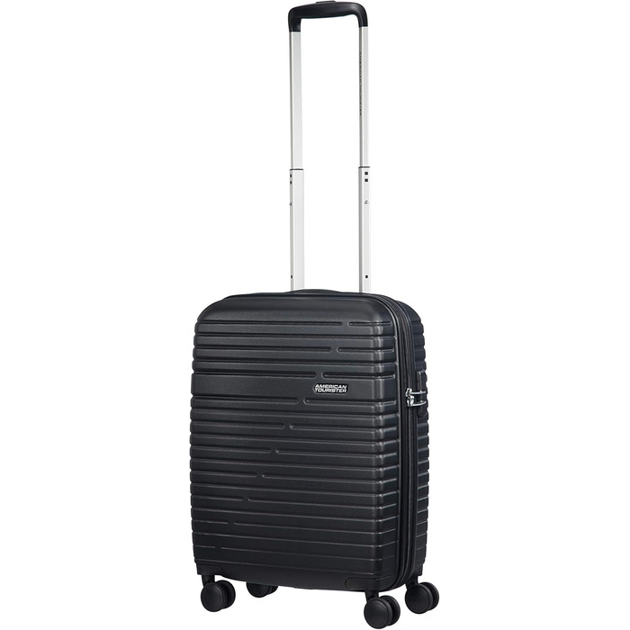 Валіза American Tourister Aero Racer Spinner 68, розширювана, 75.5 л, 3.6 кг, чорна