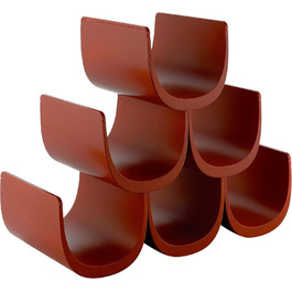 Alessi Noè модульна полиця для пляшок, термопластик, червона, 15,5x10x11,5 см