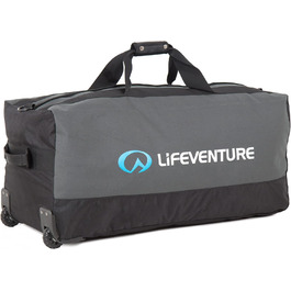 Дорожня сумка Lifeventure Expedition 120 л з колесами, міцна, складана, сіра