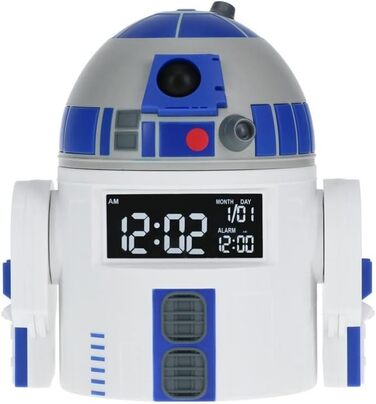 Будильник R2D2 Star Wars з USB, офіційний мерч, звуки R2D2, декор для фанатів