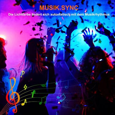 Світлодіодний RGB прожектор DUSKTEC 80W для вулиці, диміруємий, з керуванням через додаток, Bluetooth, з вилкою, зміна кольору, тепле біле світло, водонепроникний IP66, для саду, комплект 2 шт. (30 Вт)