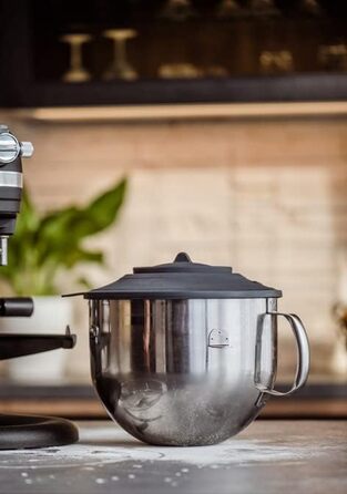 Професійна силіконова кришка Kitty для збереження свіжості, сумісна з KitchenAid 6,6 і 6,9 л, рубіново-червона