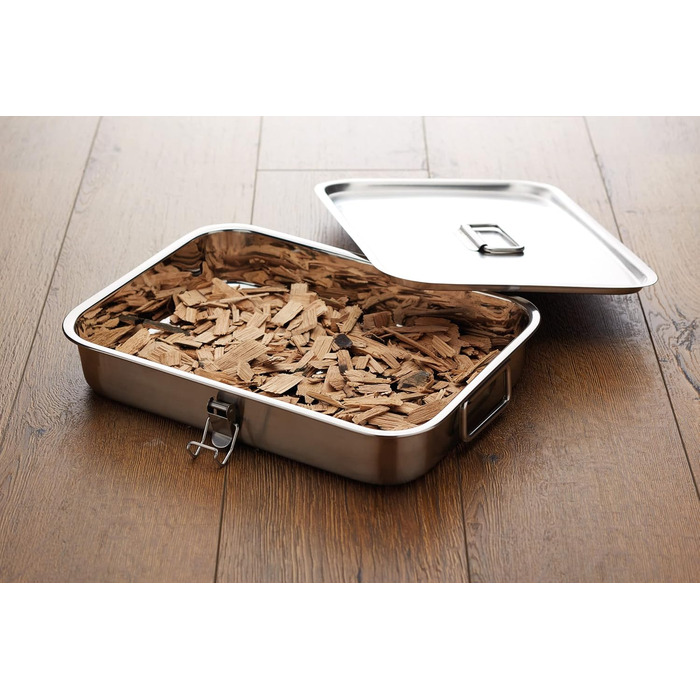 Коптильня KitchenCraft BBQ/Grill для духовки та гриля, 37,5x27 см