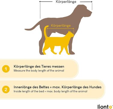 Ліжко для собак lionto з двосторонньою подушкою, знімний чохол, нековзка основа, 92x72 см, м'яке плюшеве ліжко для собак і котів, сіре