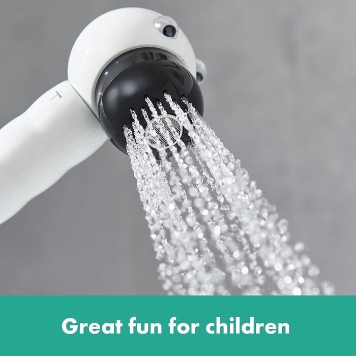 Дитячий душ hansgrohe Jocolino, 2 режими, Зебра, ручна лійка, подарунок на хрестини