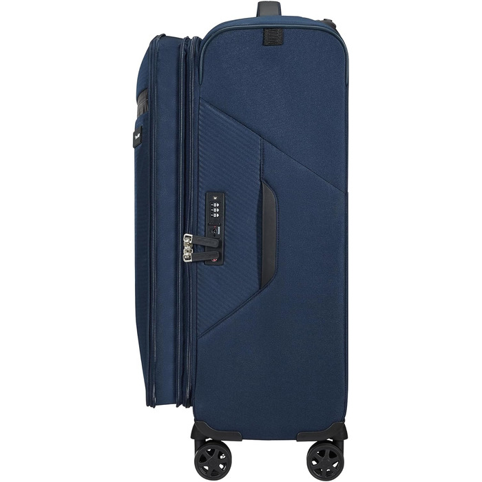 Валіза Samsonite Litebeam Spinner L, розширювана, 77 см, 103/111 л, темно-синя