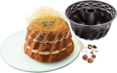 Форма для кексу Gugelhupf Dr. Oetker 22 см, кругла, сталева, антипригарна, коричнева, серія Back-Edition