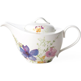 Чайник Villeroy & Boch Mariefleur Basic 1,2 л, преміум порцеляна, підходить для посудомийної машини