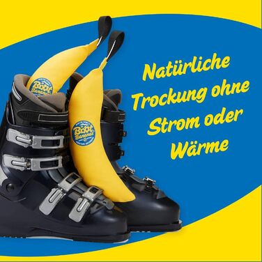 Осушувач для взуття Boot Bananas Rapid Dry – швидке сушіння 4-6 годин, підходить для черевиків, спортивного взуття, рукавичок, абсорбент вологи, технологія Rapid Dry