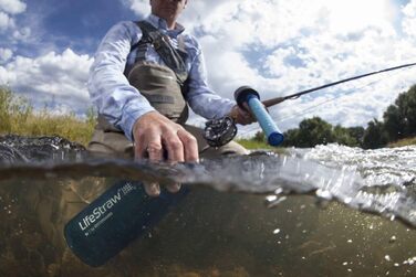 Фільтр-пляшка LifeStraw Go для води, світло-блакитна