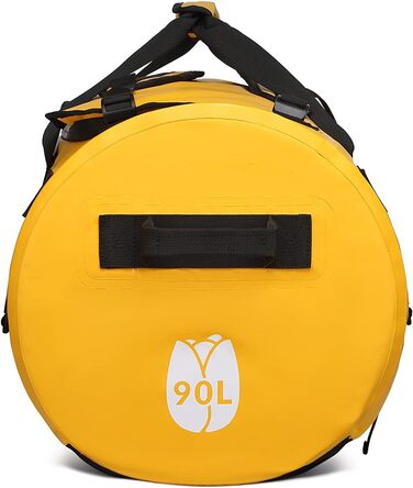 Велика водонепроникна спортивна сумка The friendly Dutch 90L, для чоловіків, жовта, рюкзак та дорожня сумка