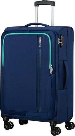Валіза American Tourister Sea Seeker Spinner XL 80 см 92,5 л синя (Combat Navy), дорожня валіза на колесах