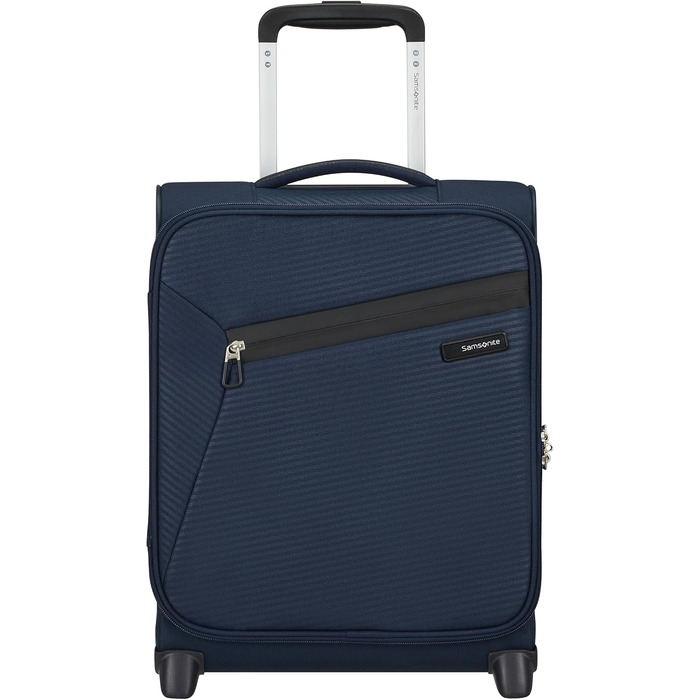 Валіза Samsonite Litebeam Spinner L, розширювана, 77 см, 103/111 л, вертикальна, колір нічний синій
