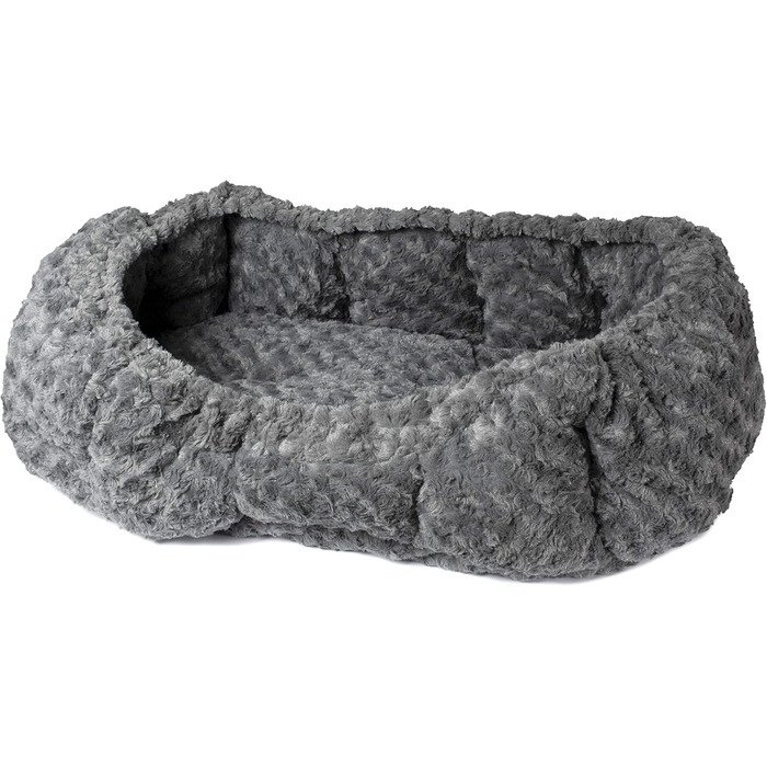 Лежак для тварин Karlie Cuddly сірий, знімний чохол, для будки Domus 60 см (Д 98 x Ш 19 x В 9 см)