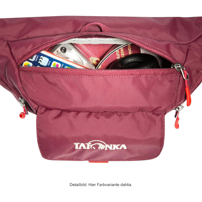 Поясна сумка Tatonka Funny Bag M, міцна, з великим відділенням на блискавці, двома бічними кишенями та передньою кишенею