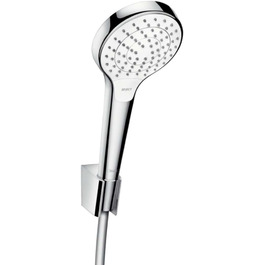 Душова лійка hansgrohe Croma Select S з тримачем, 3 режими, білий/хром