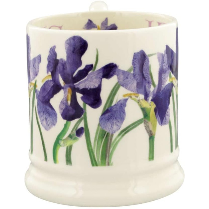Emma Bridgewater Велика керамічна чашка 1/2 пінти Blue Iris – чашка для кави, чаю, латте, капучино, подарунок