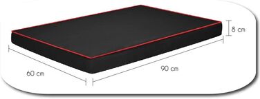 Лежак для собак FORTISLINE OAHU Plus, зелений, XL 120x80x8см або L 90x60x8см, ортопедичний, водонепроникний, 4 кольори