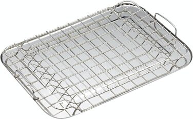 Коптильня KitchenCraft BBQ/Grill для духовки та гриля, 37,5x27 см