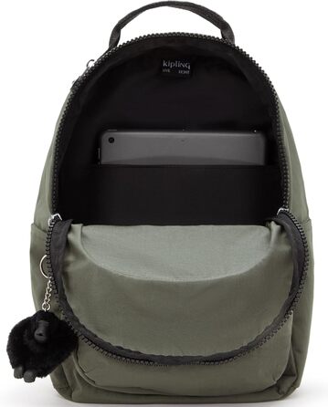 Рюкзак Kipling Seoul S зелений, захист для ноутбука, малий