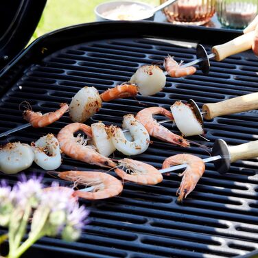 Вугільний гриль Barbecook Loewy 45 Magnus Premium, з вітрозахистом, для 6 осіб, чорний, 43x43x97 см
