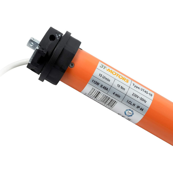 Комплект двигуна для ролет 3T-MOTORS до 110 см, 10 Нм, SW60, з монтажним набором, без керування