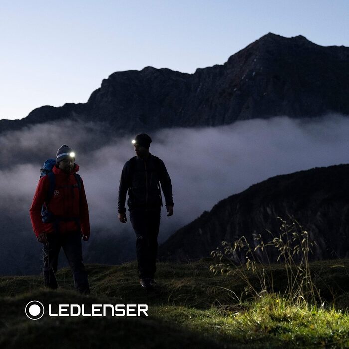 Налобний та ручний ліхтар Ledlenser MH5, 400 люмен, акумуляторний, червоне світло, для туризму