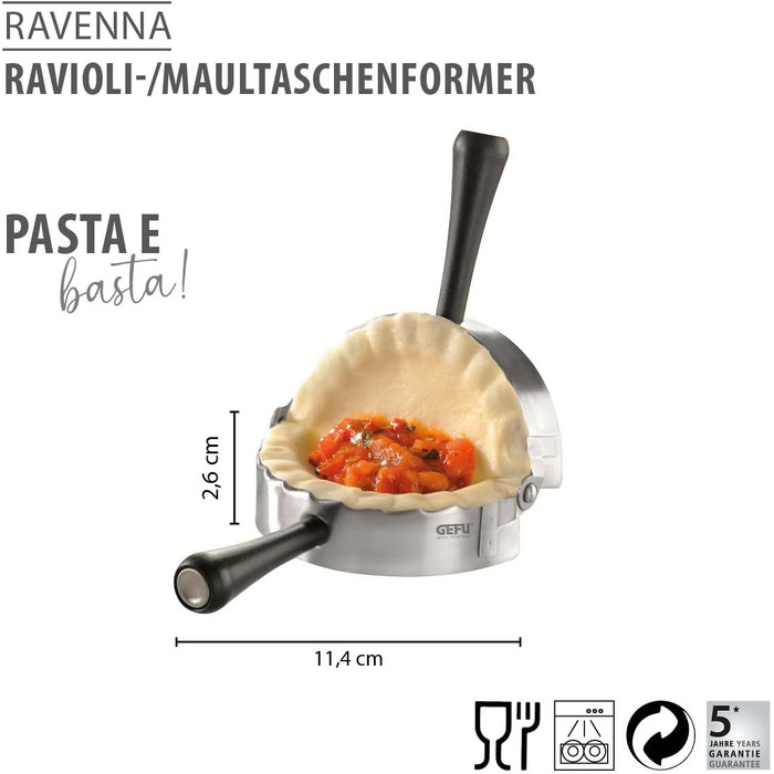 Форма для равіолі та маульташен складана RAVENNA, кругла