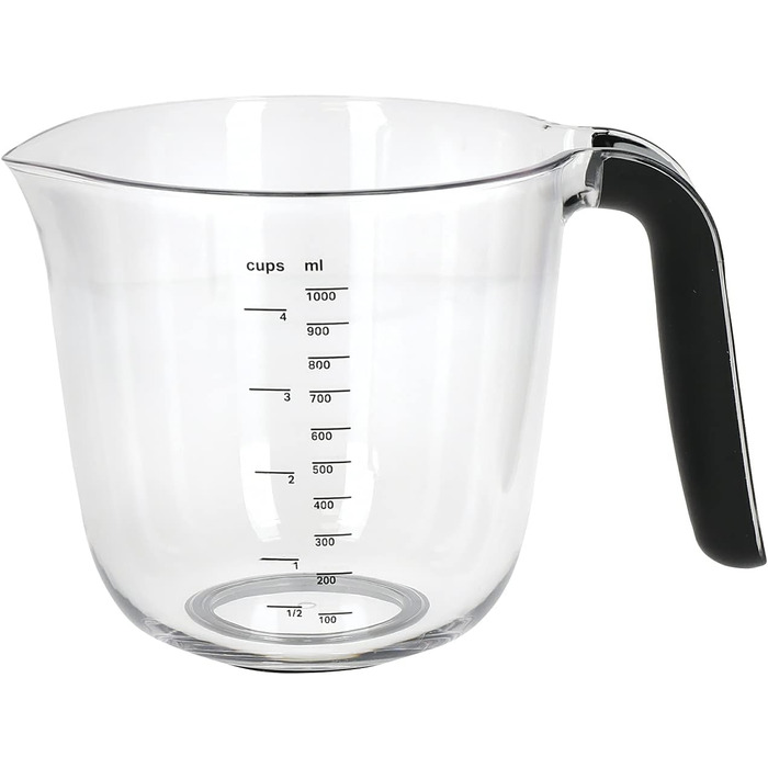 Набір мірних чашок KitchenAid, можна мити в посудомийній машині, чорний