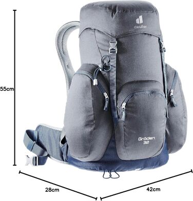 Рюкзак туристичний Deuter Gröden 32 Classic, графітово-синій, 32 л