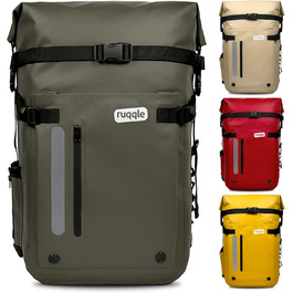 Водонепроникний рюкзак Dry Bag 20/30/45 л з 3 зовнішніми кишенями, RollTop, для пляжу, човна, каяка, туризму, риболовлі та мотоцикла