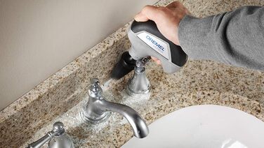 Багатофункціональний бездротовий очищувач Dremel Versa PC10 з 9 насадками, щіткою та захистом від бризок для швидкого прибирання