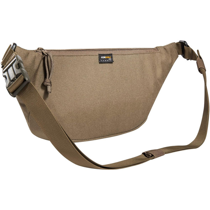 Тактична поясна сумка Tasmanian Tiger TT Modular Hip Bag II, універсальна, 5 л, три відділення на блискавці, Molle-панель, для спорту, туризму, військових, колір койот