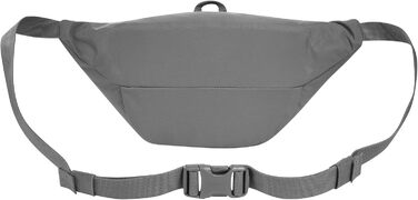 Поясна сумка Tatonka Funny Bag M, міцна, з великим відділенням на блискавці, боковими та передньою кишенями, сіра (Titan Grey)