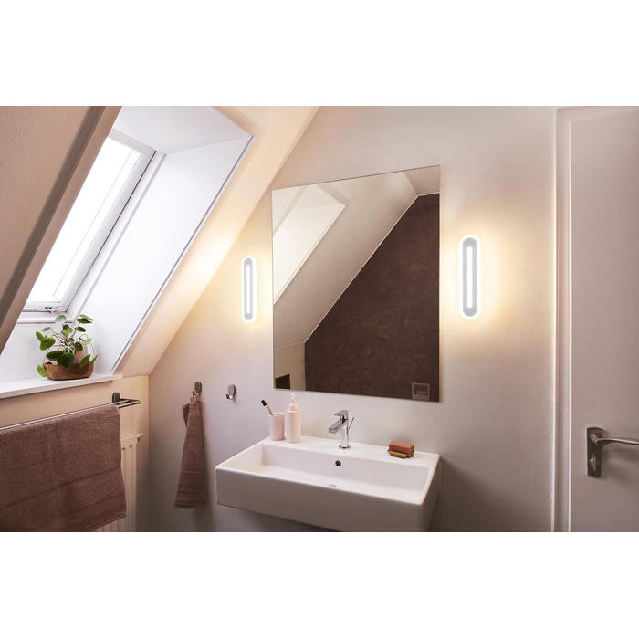 Розумна світлодіодна лампа для ванної LEDVANCE Orbis Bath, 1200 Лм, 3000-6500K, 30 см, IP44, Wi-Fi, диммована, керування через додаток і голосовий асистент