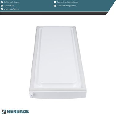 Дверцята морозильної камери сумісні з Bauknecht, Whirlpool, Indesit C00374091, аналог 481241619514, 481241619711, запчастина для холодильника з вбудованою морозилкою