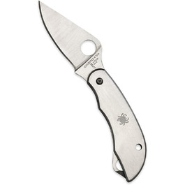 Ніж складаний Spyderco ClipiTool з ножицями, нержавіюча сталь, металевий корпус