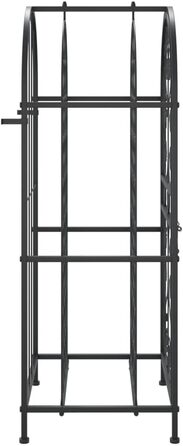 Металевий винний стелаж vidaXL на 35 пляшок, винний шафа, 45x36x100 см