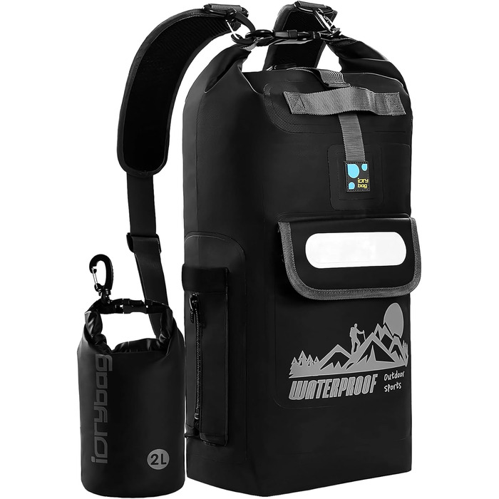 Водонепроникний рюкзак-мішок IDRYBAG для каякінгу, 20/30/40 л, плаваючий сухий мішок для водного спорту, герметична сумка-рюкзак