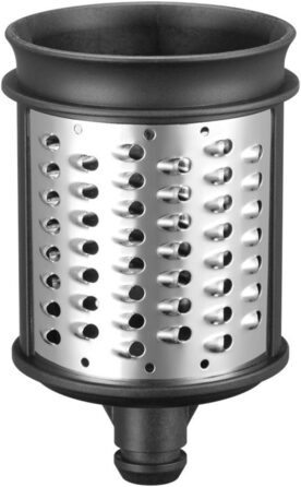 Набір овочерізок KitchenAid KSMVSA+KSMEMVSC, 7 предметів, нержавіюча сталь, сріблястий/білий