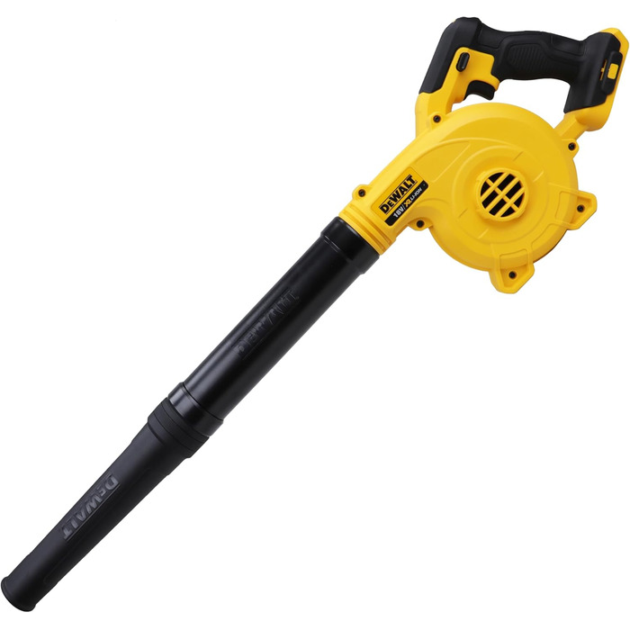 DEWALT акумуляторний повітродув 18В, 290 км/год, 3 режими, без акумулятора та зарядного, DCV100-XJ