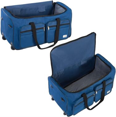 Дорожня сумка на колесах MONZANA 85 л, телескопічна ручка, м'який чемодан XL 70x36x34 см