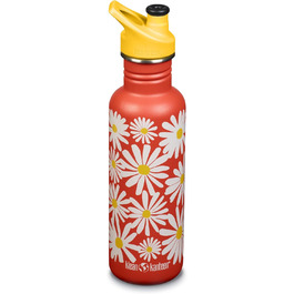 Пляшка для води Klean Kanteen Classic 800 мл, Гансіблум, сталева