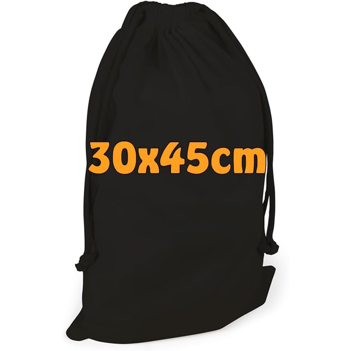 Бавовняний мішечок з шнурком 30x45 см для овочів, косметики, взуття, іграшок, білизни, багаторазовий Zero Waste