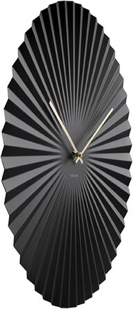Годинник Karlsson Flip Clock XL настільний та настінний, дерево, 17,5x37x9 см, чорна сталь