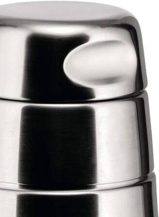 Шейкер Alessi з нержавіючої сталі, сріблястий, 8.7x10x51 см