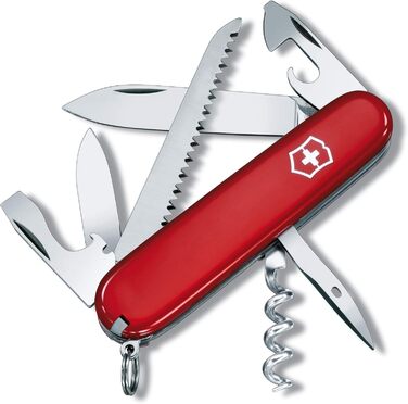 Швейцарський ніж Victorinox Camper, 13 функцій, мультитул з лезом, штопором і відкривачкою