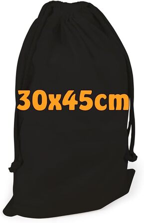 Бавовняний мішечок з шнурком 30x45 см для овочів, косметики, взуття, іграшок, білизни, багаторазовий Zero Waste
