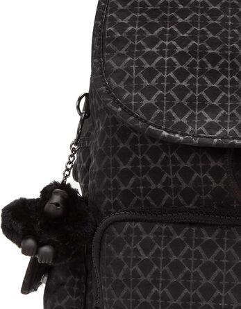 Рюкзак Kipling CITY PACK середній, коричневий, вишивка Signature