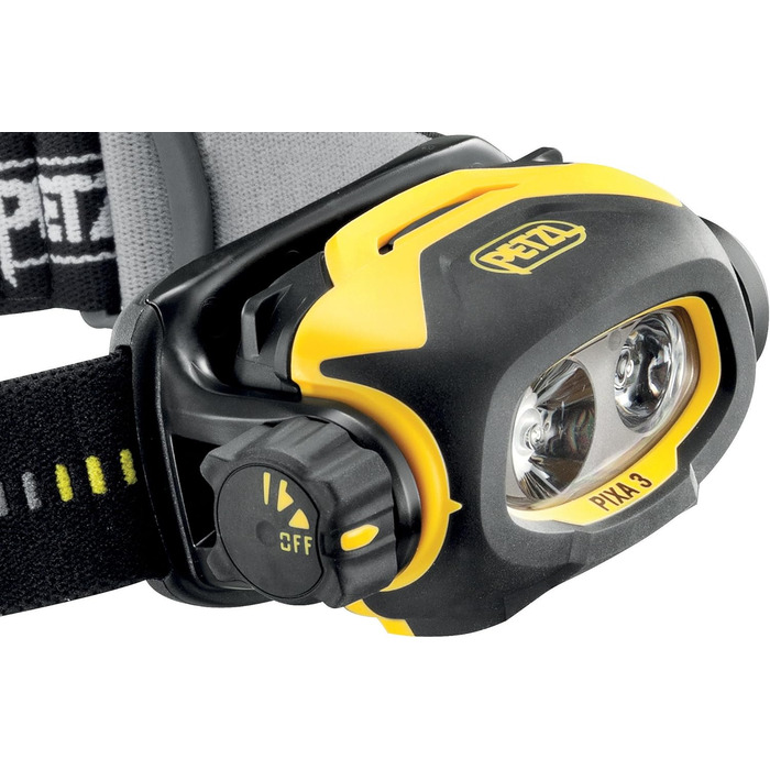 Ліхтар налобний Petzl Pixa 3 для дорослих, чорний/жовтий, універсальний розмір